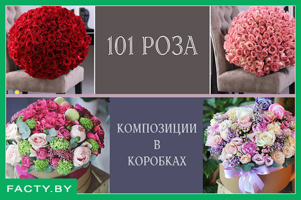 Заказать цветы на сайте rosetto.by