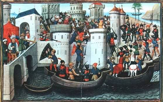 Столица Византии, Константинополь разграбление во время крестового похода 