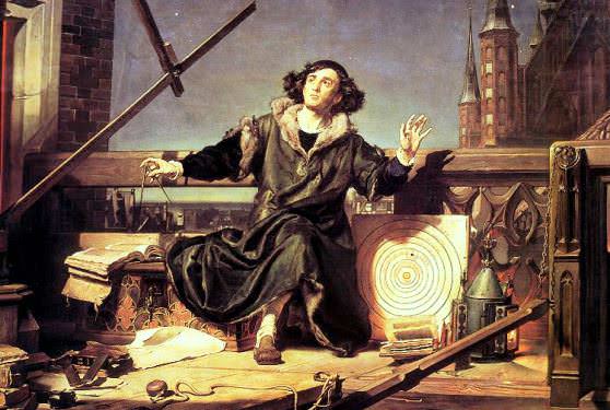 Николай Коперник исследует небо 
