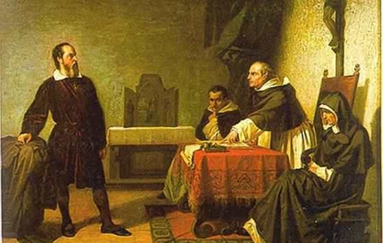 Галилео Галилей выступает перед советом
