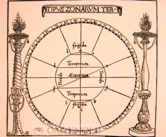 Карта нарисованная Птолемеем