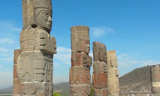 Загадочные скульптуры племени майя
