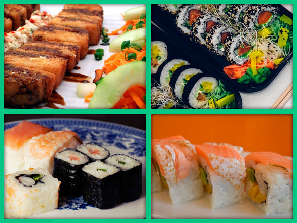 Разновидности суши и роллы