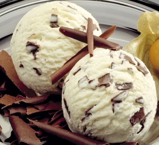 Популярное ванильное мороженое 
