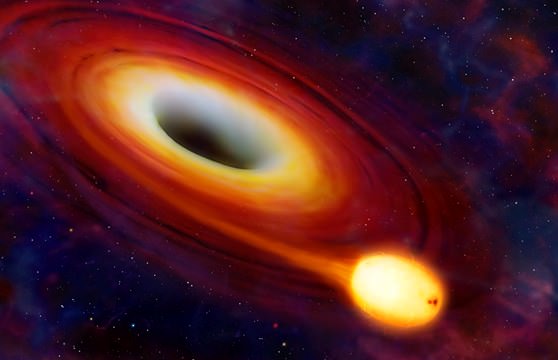 Черная дыра в галактике 
