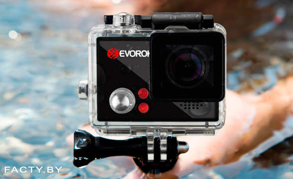 камера GoPro снимает в воде