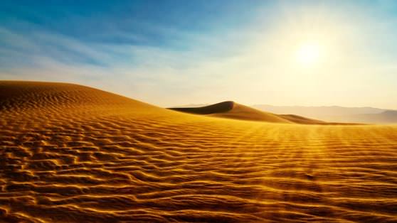 Долина Смерит в пустыне Сахара 
