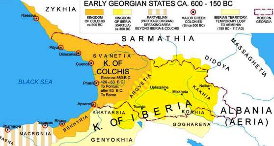 Карта где видно Иберию