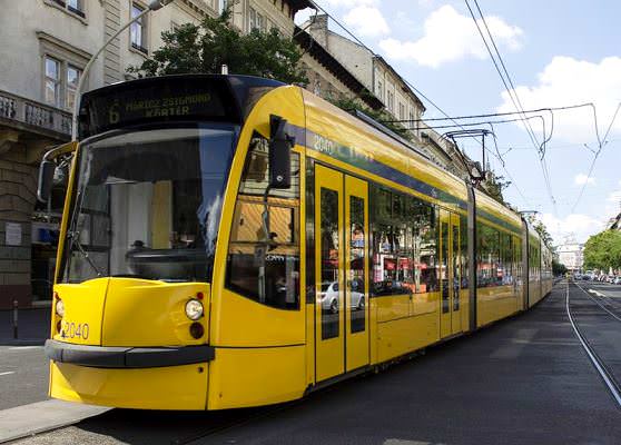 Самый длинный трамвай в Венгрии 
