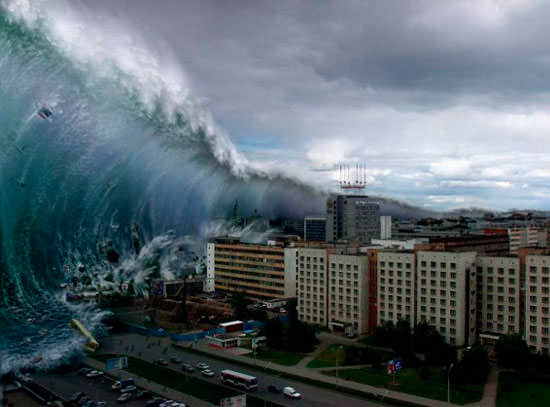 Возникновение цунами, и их последствия