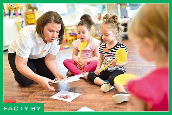 Дети учат язык в детском саду