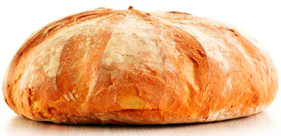 Батон свежеиспеченного хлеба