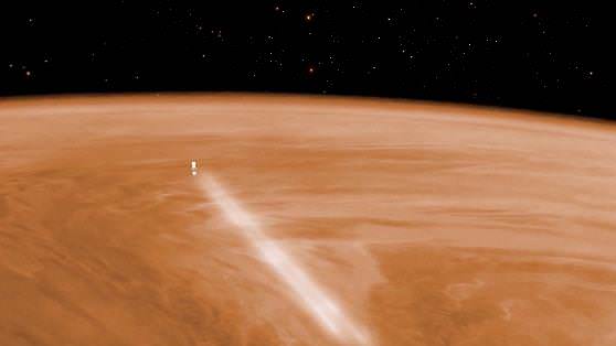 Поверхность планеты Венера из космоса