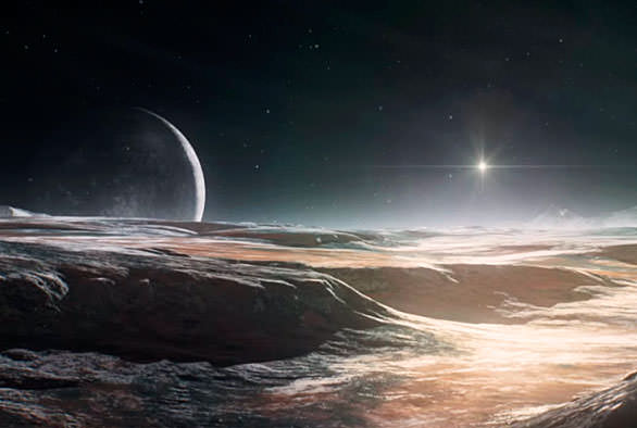 Поверхность планеты Плутон
