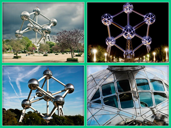 Атомиум — гигантская молекула железа построенная в Брюсселе