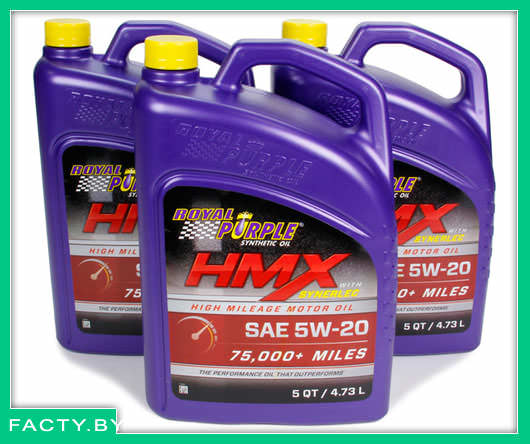 Royal Purple HMX High Mileage Synthetic Motor Oil - это полностью синтетическое моторное масло, разработанное для обеспечения превосходной защиты двигателя
