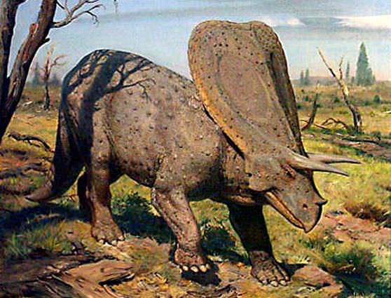 Динозавр с черепом длинной три метра